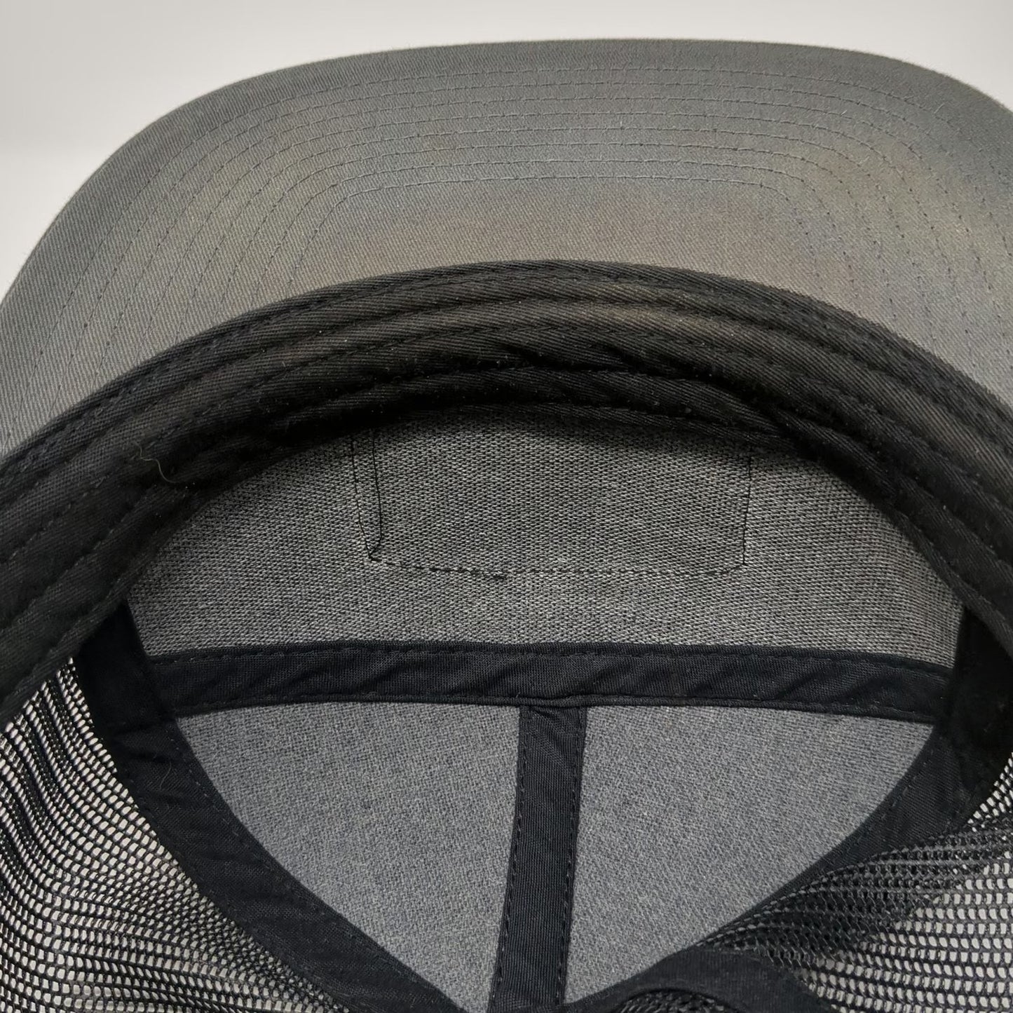 Richardson 5 Panel Gray One Size Mesh Snapback American Proud Diesel Power Hat