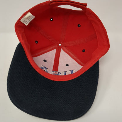 USA Strapback Hat Multicolor Size 58cm Adjustable Embroidered Stars Patriotic
