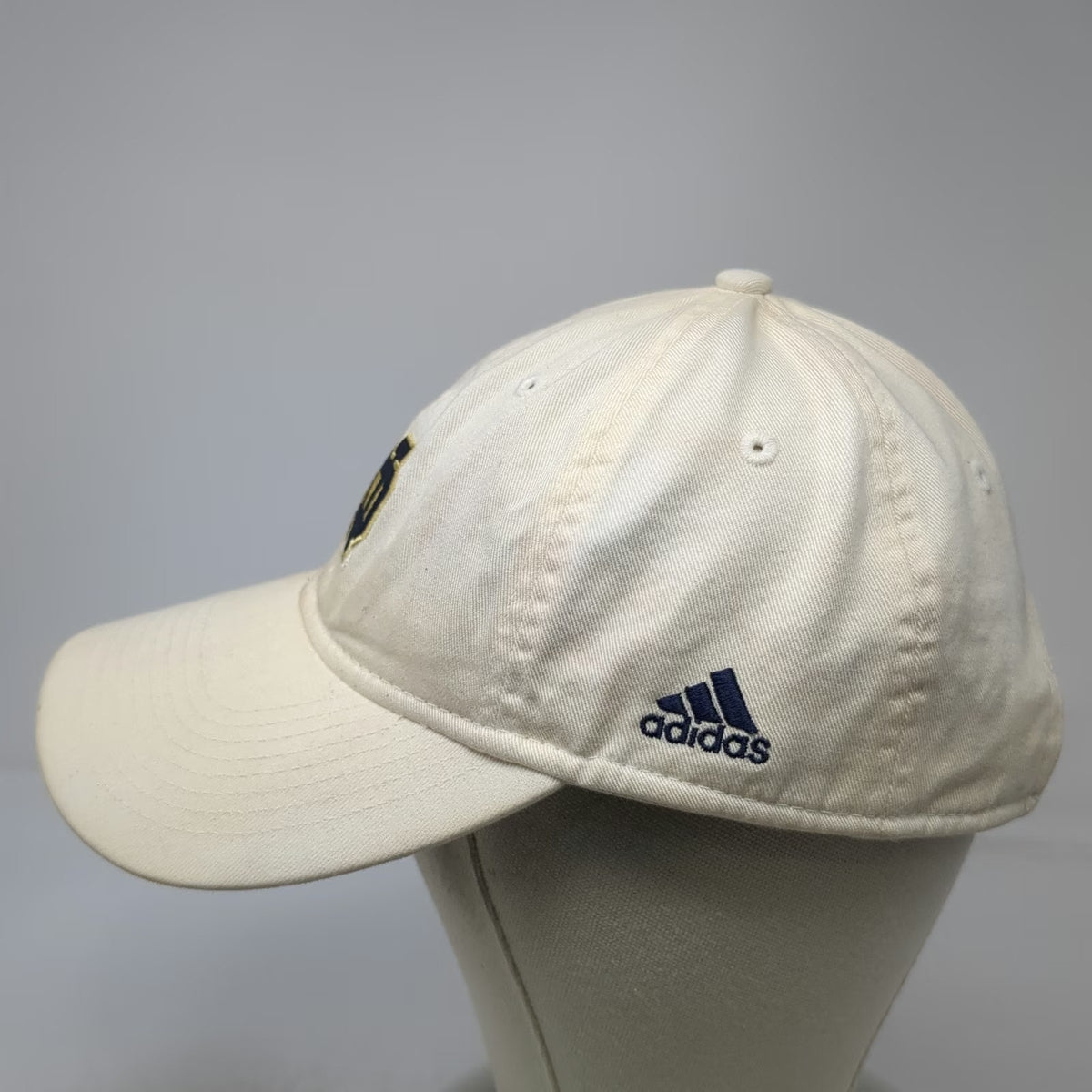 Notre Dame Fighting Irish NCAA Adidas Cap White One Size ND Logo Embroidered Hat