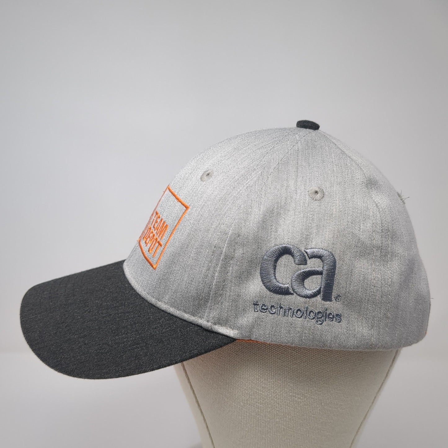 The Home Depot Snapback Hat Gray One Size Adjustable CA Technologies