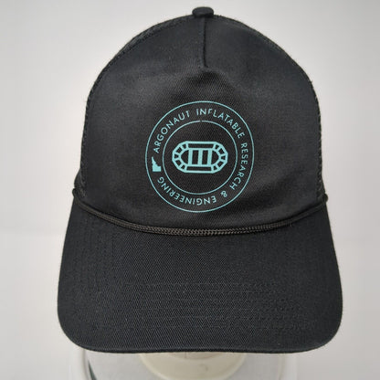 Argonaut Inflatable Research & Engineering Snapback Trucker Hat Black OS Rope
