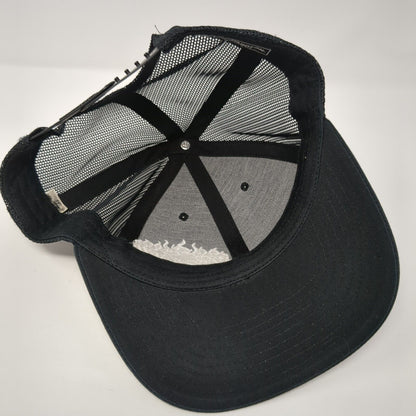 Kershaw Curb & Gutter Snapback Trucker Hat Black OS Adjustable Mesh Richardson