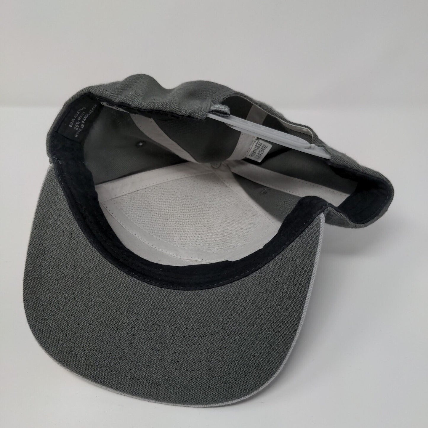 Dragon Alliance Patch Snapback Hat Gray OSFA Adjustable Vent Holes