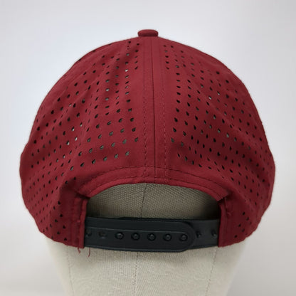 Six Hats Trucker Hat Red One Size Rope Laser Cut Snapback Thirst Project Arrows