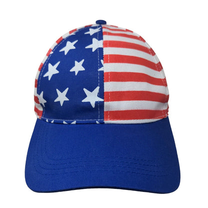 American Flag Patriotic Snapback Hat Multicolor One Size Adjustable Gertex