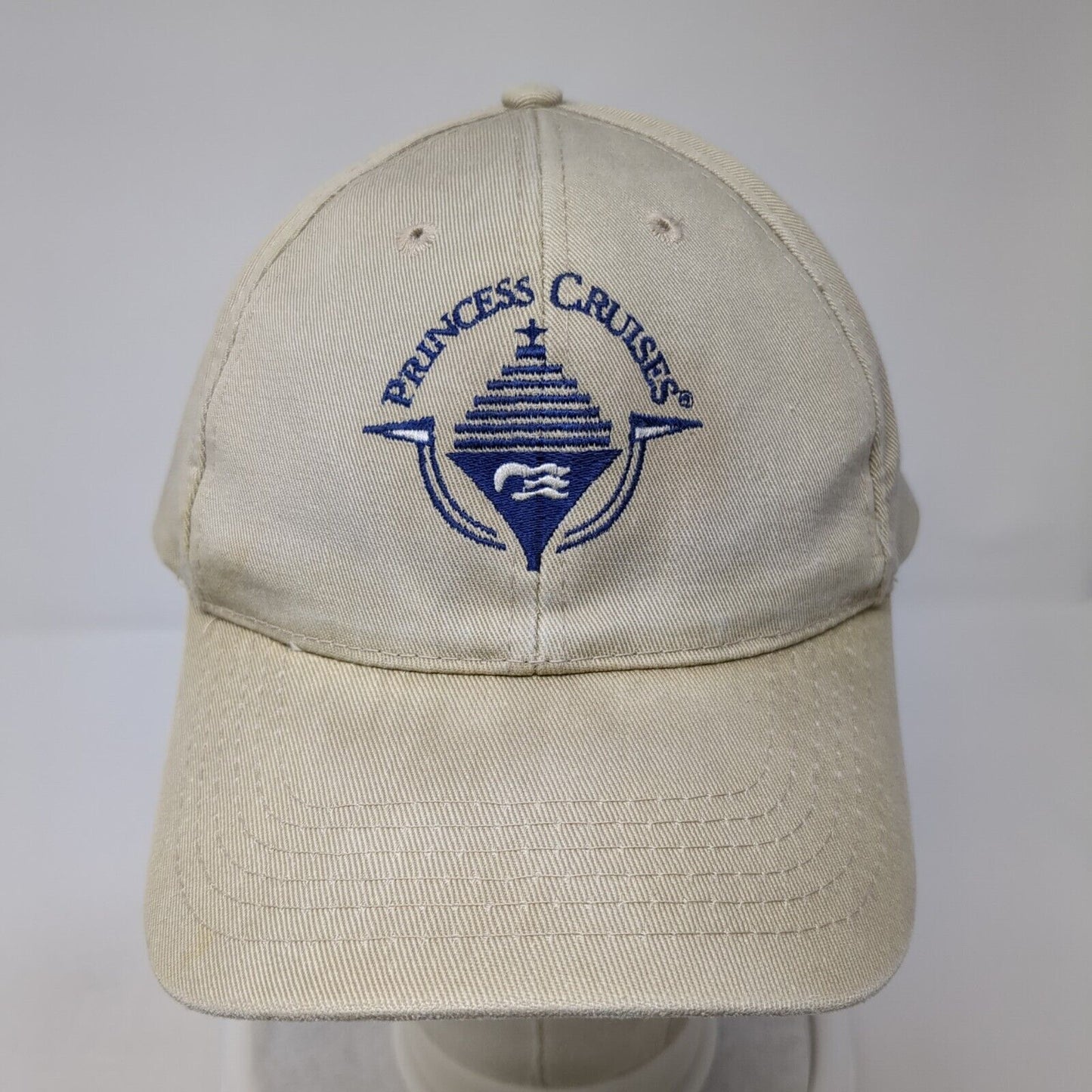 Princess Cruises Slideback Hat Tan One Size Adjustable Embroidered Fahrenheit