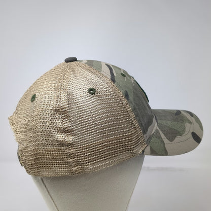 Zephyr Boise State Broncos NCAA Green Camo Trucker Hat One Size Mesh Snapback