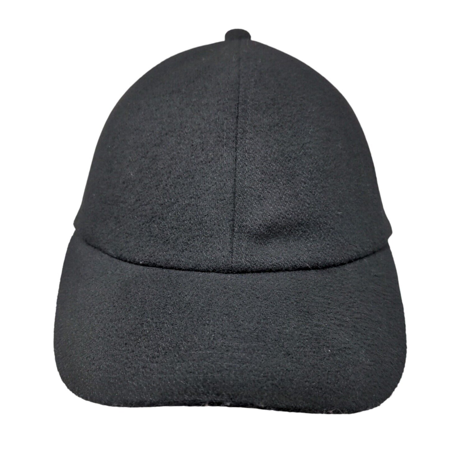H&M Strapback Hat Solid Black XS/S Adjustable 6 Panel Blank Outdoor
