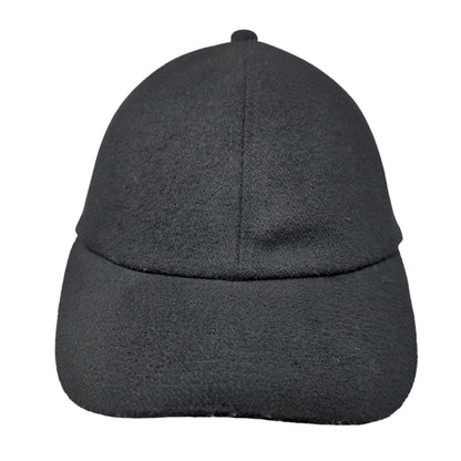 H&M Strapback Hat Solid Black XS/S Adjustable 6 Panel Blank Outdoor