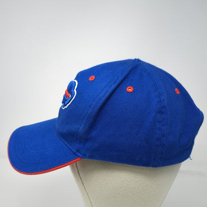 Buffalo Bills NFL Team Apparel Cap Blue One Size Cotton Strapback Curved Brim