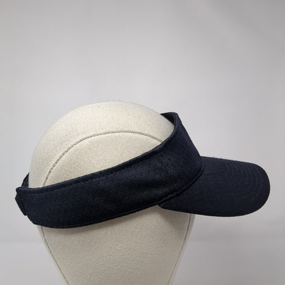 Letter S Golf Sun Visor Hat Blue Small Adjustable Embroidered Richardson