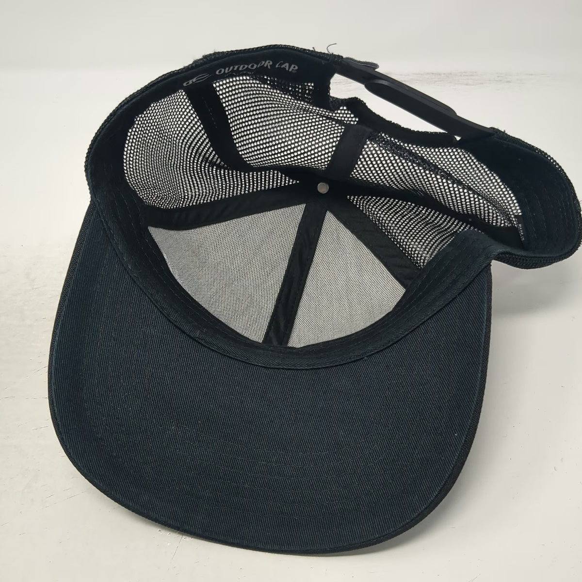 Outdoor Cap Trucker Hat Black One Size ESI American Flag Mesh Snapback Stars