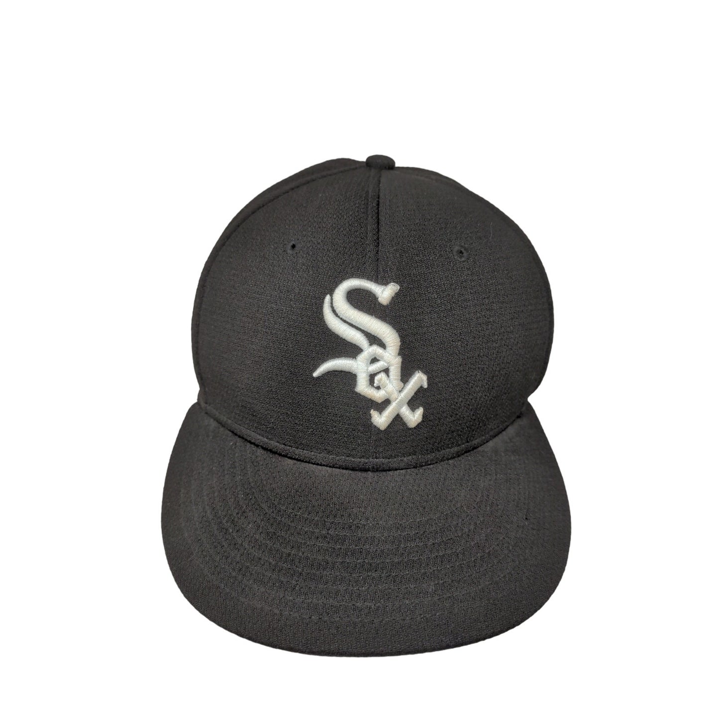 Team MLB Chicago White Sox Strapback Hat OSFM Black Embroidered Logo OC Sports