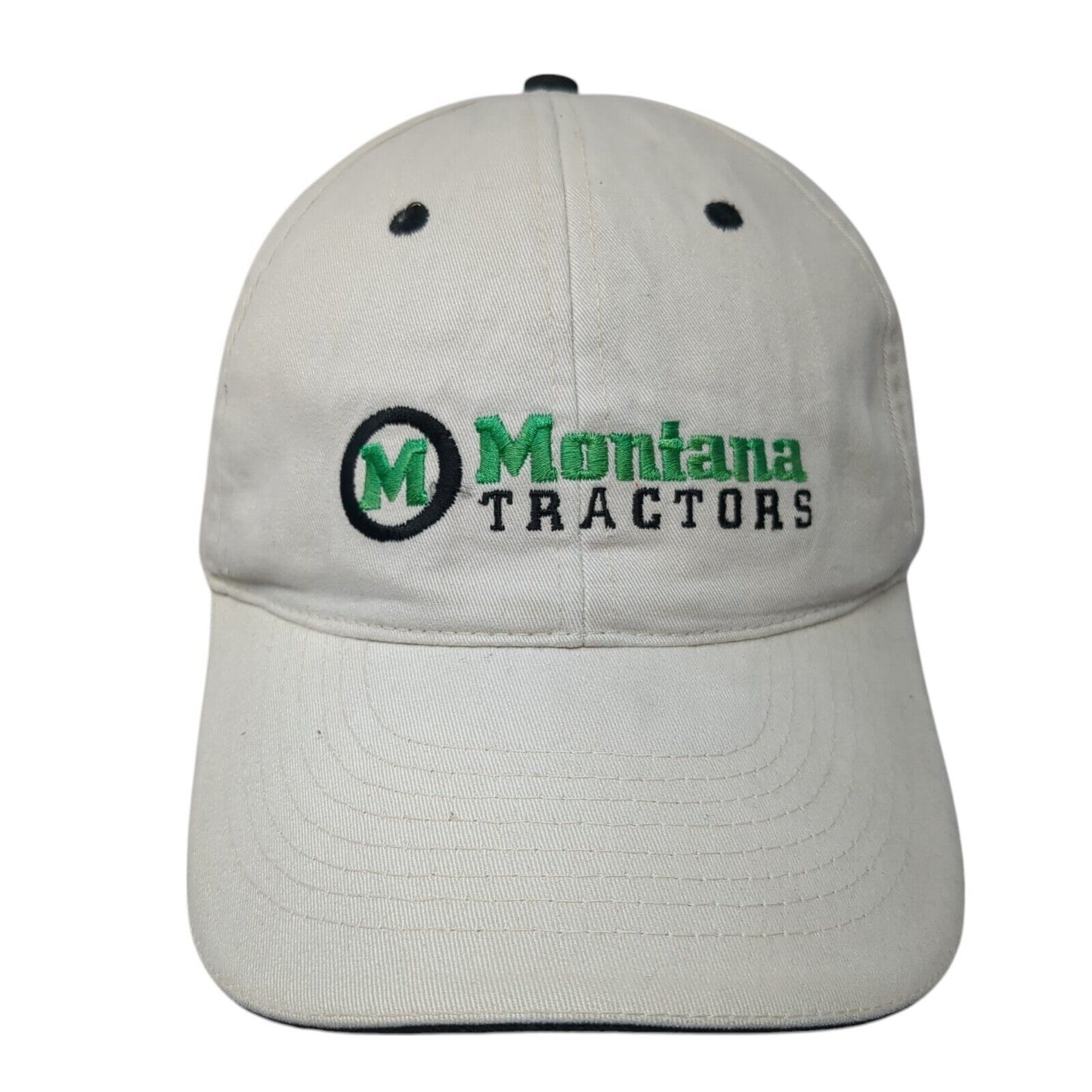 Montana Tractors Leader In Quality Strapback Hat Tan One Size Adjustable 6 Panel