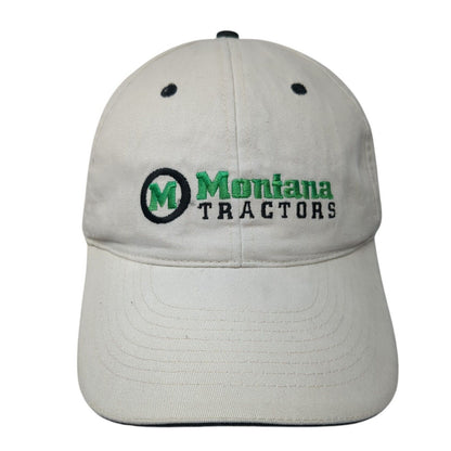 Montana Tractors Leader In Quality Strapback Hat Tan One Size Adjustable 6 Panel
