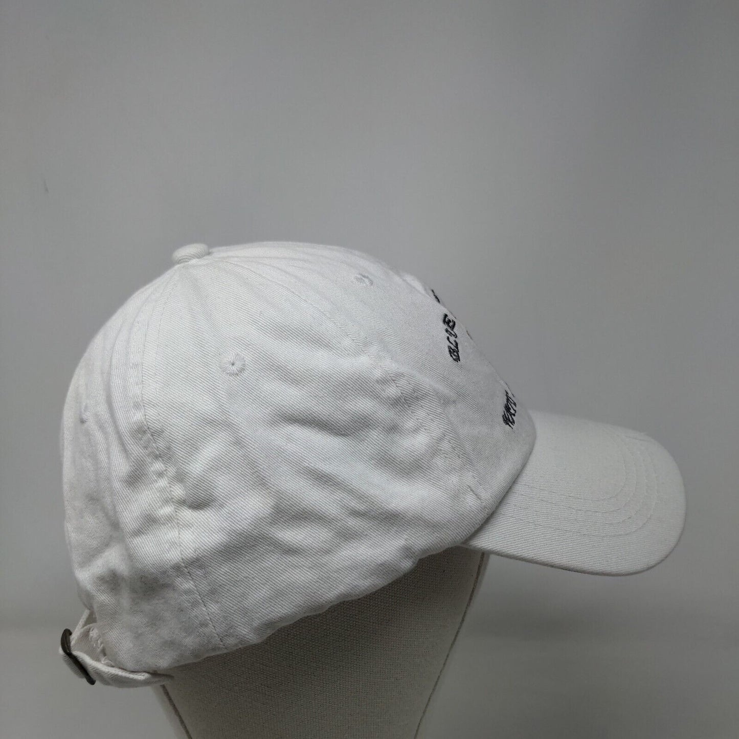 Blue Springs Marina Watts Bar Lake TN Slideback Hat White One Size Adjustable