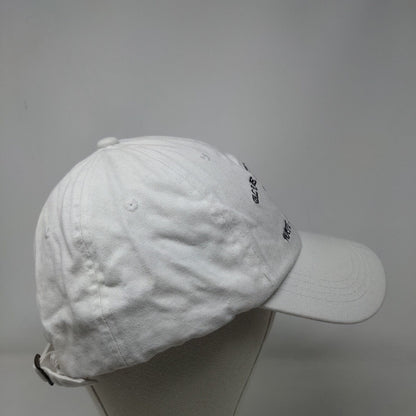 Blue Springs Marina Watts Bar Lake TN Slideback Hat White One Size Adjustable
