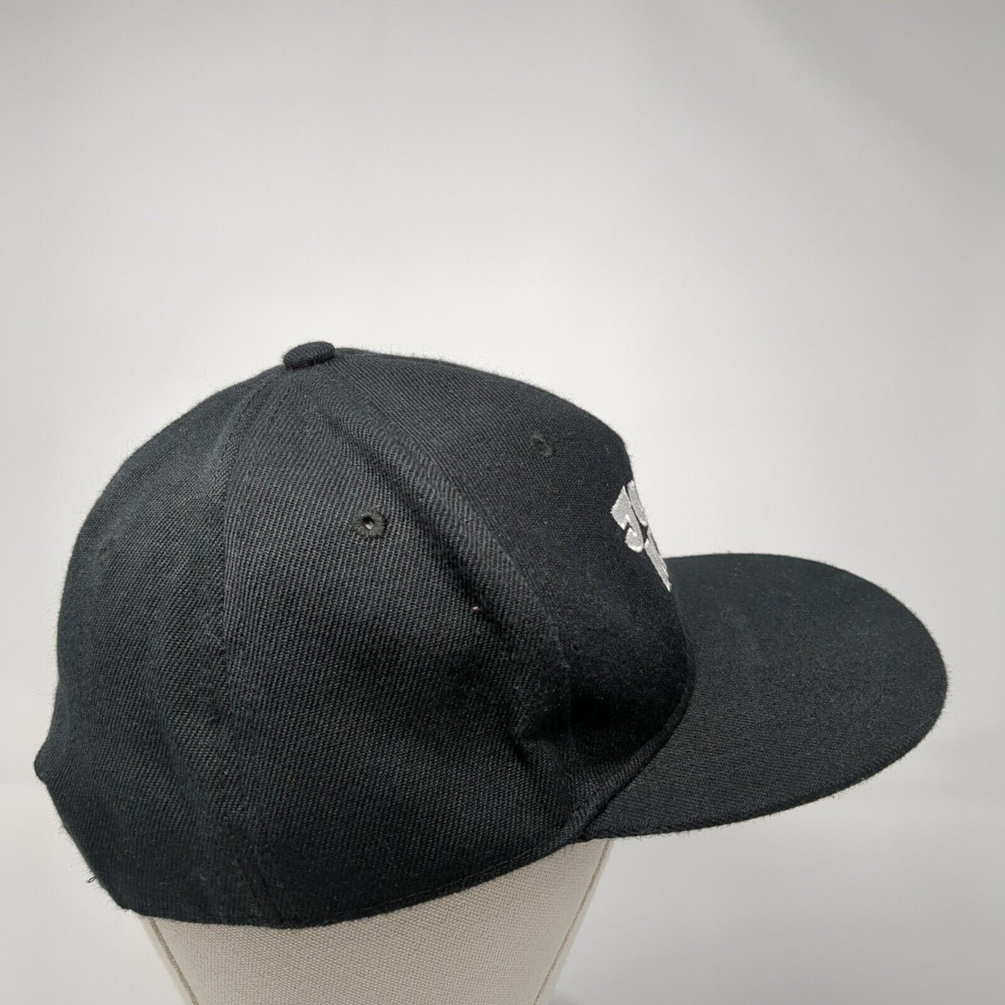 Jump! Kids Snapback Hat Black One Size Adjustable Embroidered 6 Panel Vitronic