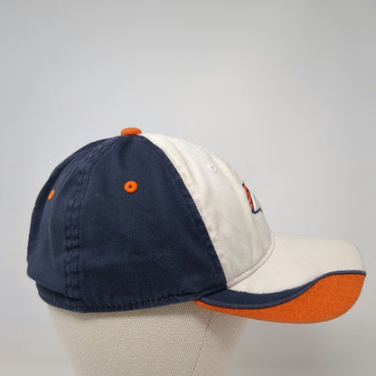 Denver Broncos NFL Reebok Hat Cap White Blue Orange Gray M Flexfit Curved Brim