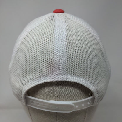 Unbranded Snapback Trucker Hat Multicolor OS Mesh Back Lace Trim Distressed