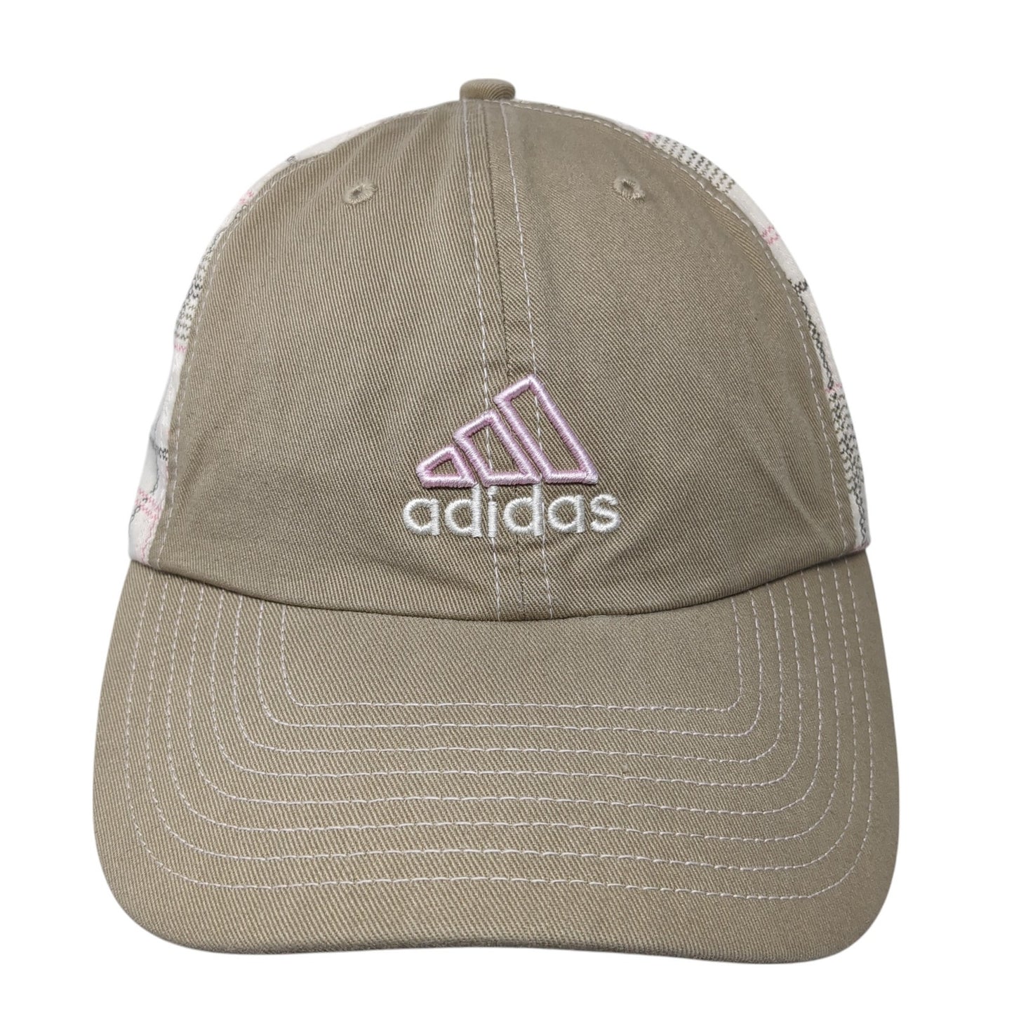 Adidas 3 Stripes Slideback Hat Multicolor One Size Plaid Always Cool