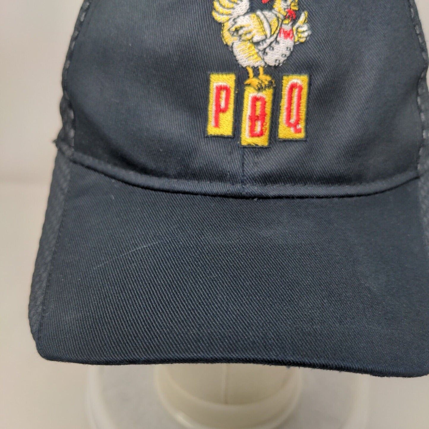 PDQ Chicken Strapback Hat Black One Size Embroidered Port Authority