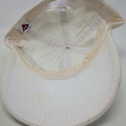 AMC Baseball Cap White One Size Slideback Rema Dri-Vac Corporation Logo Hat