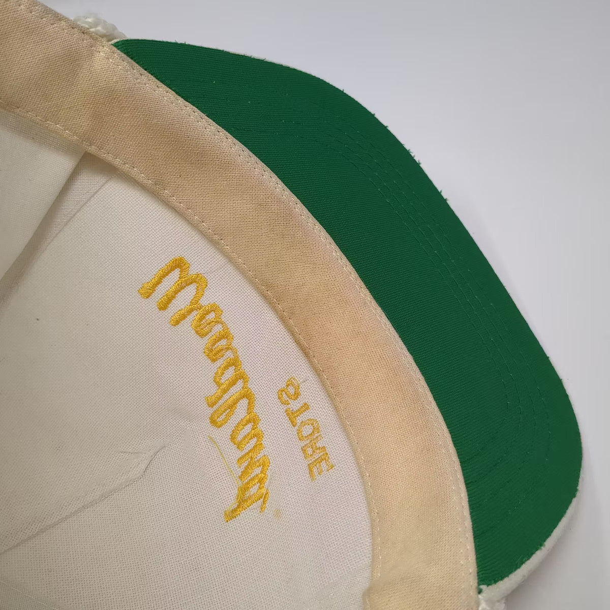 Yupoong Woodland Store Lake George Snapback Hat Beige Yellow Rope OSFA 5 Panel