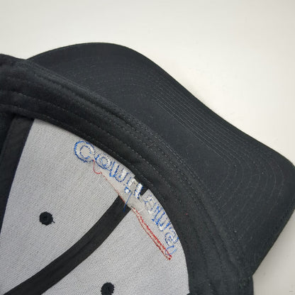 Port Authority Snapback Black One Size Contrans Embroidered Logo Baseball Hat