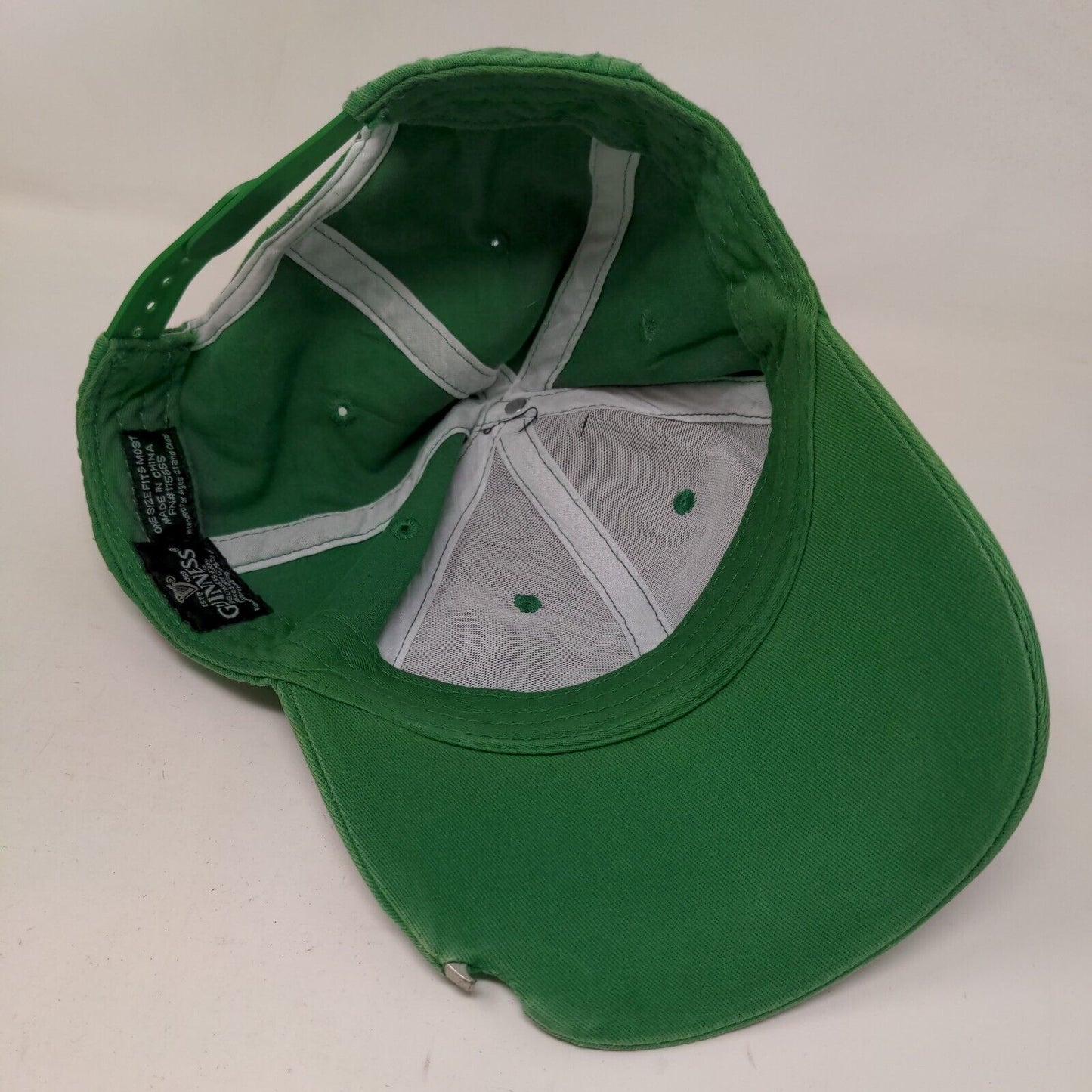 Guinness Shamrock Snapback Hat Green OSFM Adjustable Bottle Opener