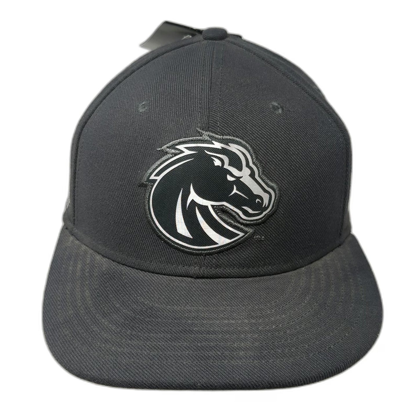 Boise State Broncos NCAA Nike Cap Gray L Dri-Fit Fitted Hat Flat Brim Stretch
