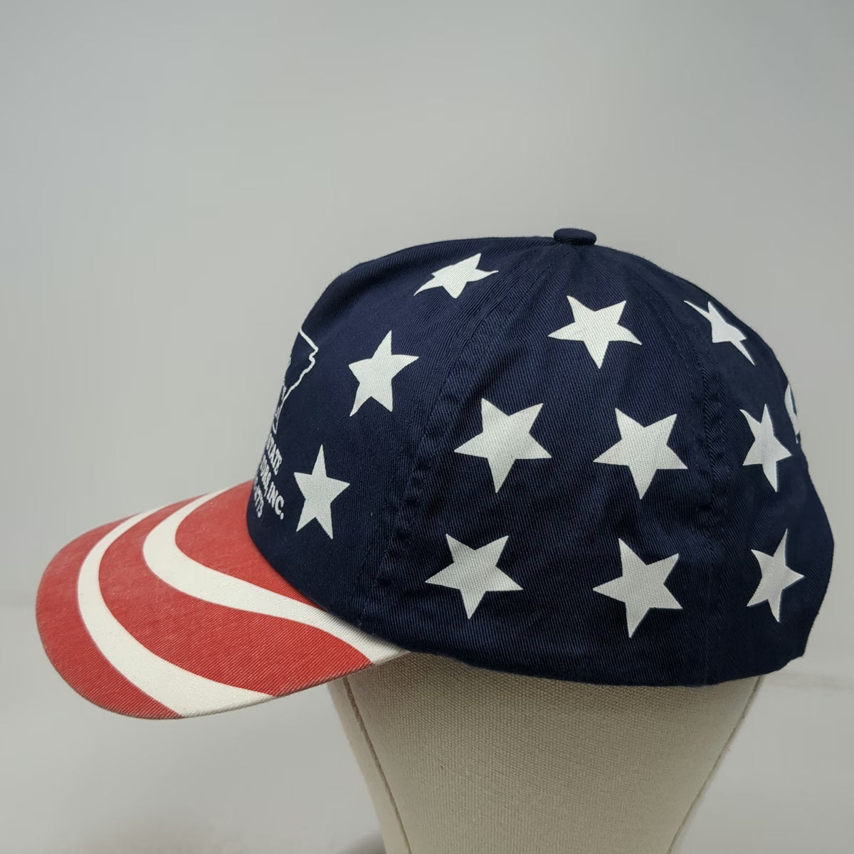 Cobra 5 Panel Blue Red White One Size Snapback Hat Arkansas Interstate Logo