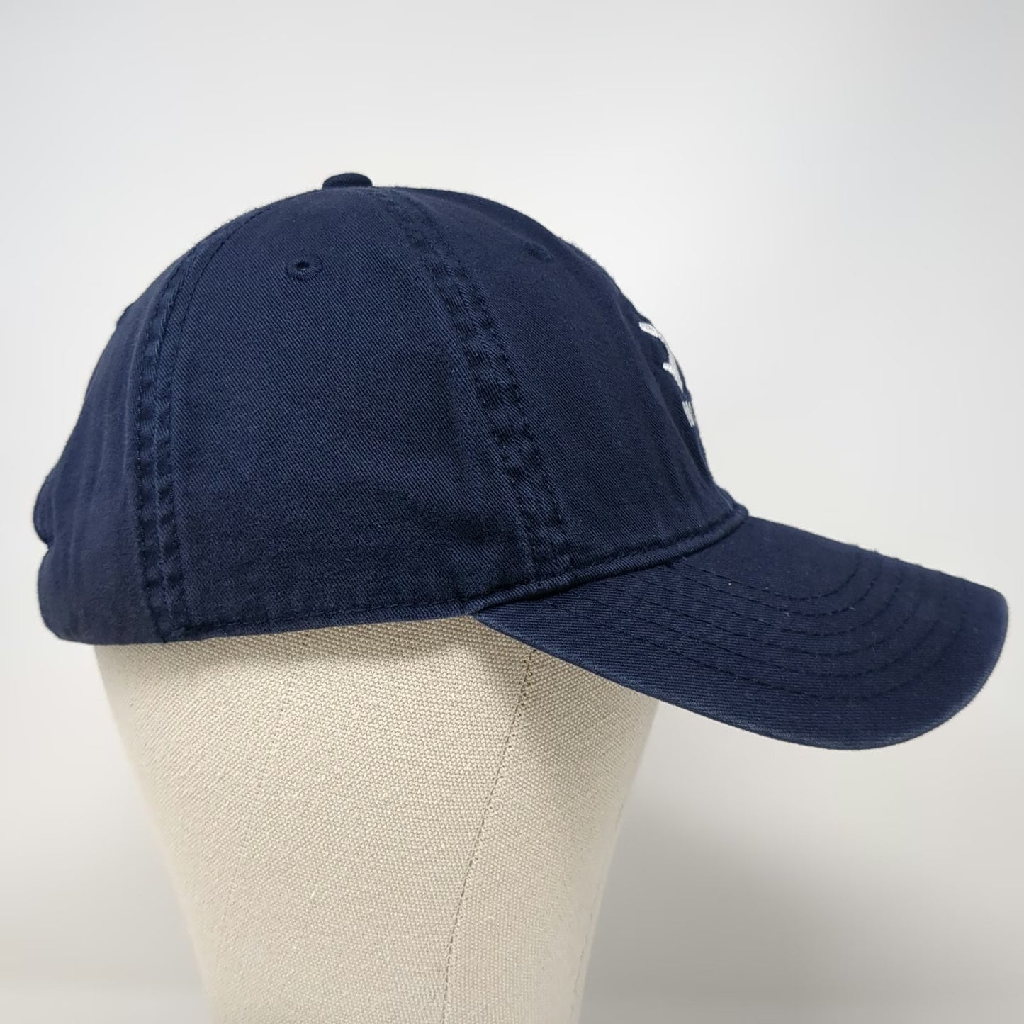 Baseball Cap Blue One Size Airplane Mode Graphic Slideback Cotton Strapback Hat