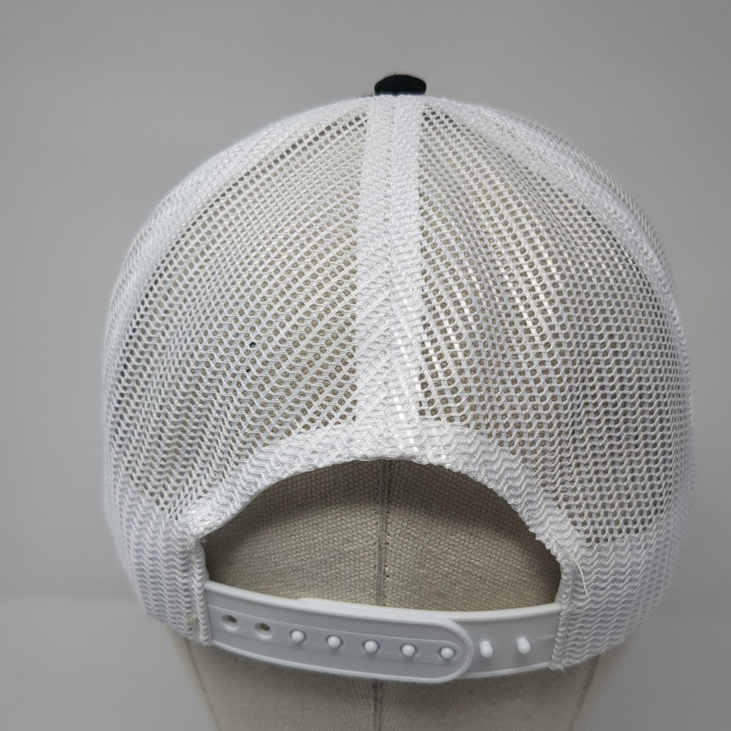 Rhythm Patch Snapback Mesh Back Trucker Hat Black One Size Cap America