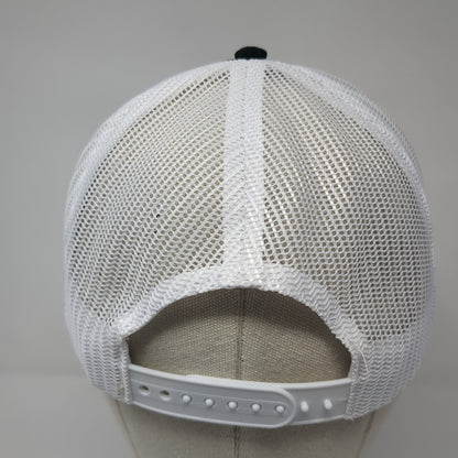 Rhythm Patch Snapback Mesh Back Trucker Hat Black One Size Cap America