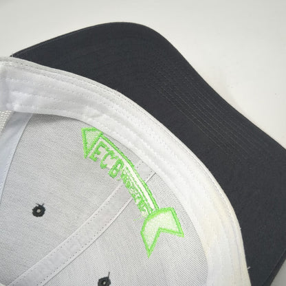 Richardson Trucker Hat Gray One Size 112 E.C.B Abbert Inc Logo Snapback Mesh