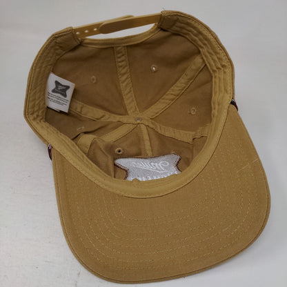 Miller High Life Snapback Rope Hat Tan One Size Embroidered Mad Engine