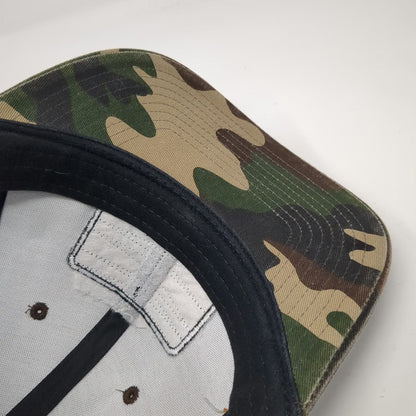 NW MTN Challenge Green Black Brown Mesh Camo One Size Trucker Hat Snapback