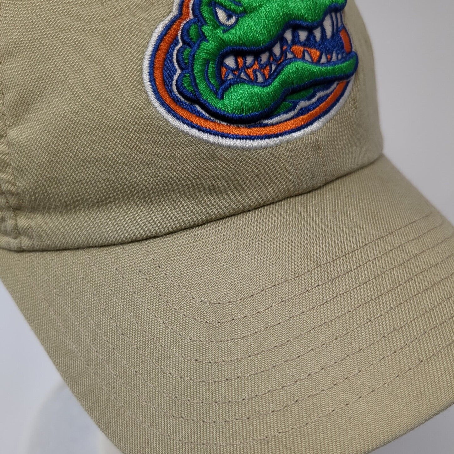 Florida Gators Slideback Hat Tan OSFA Embroidered Logo 100% Polyester