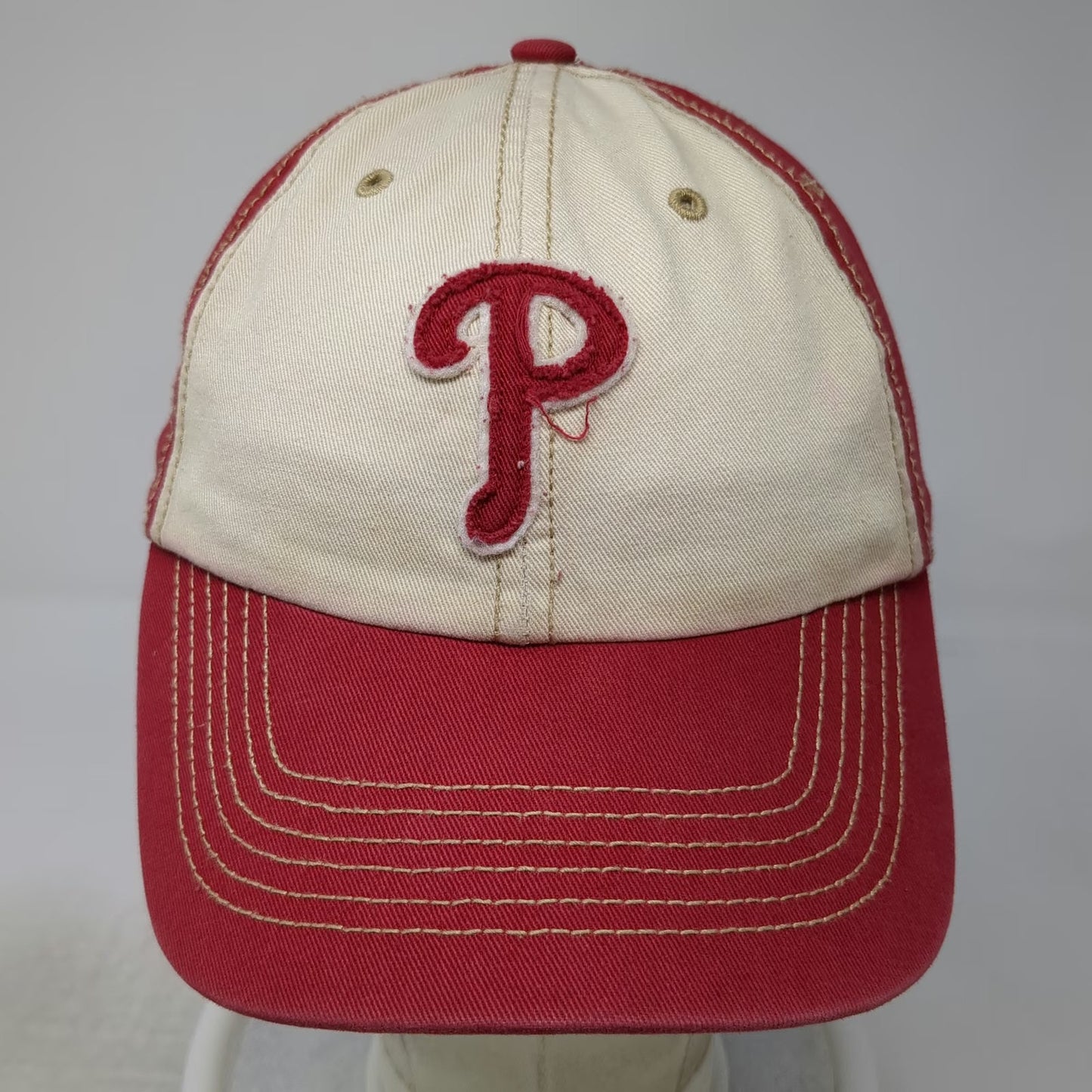 Philadelphia Phillies MLB 47 Brand Baseball Cap Hat Red Size S Contrast Logo