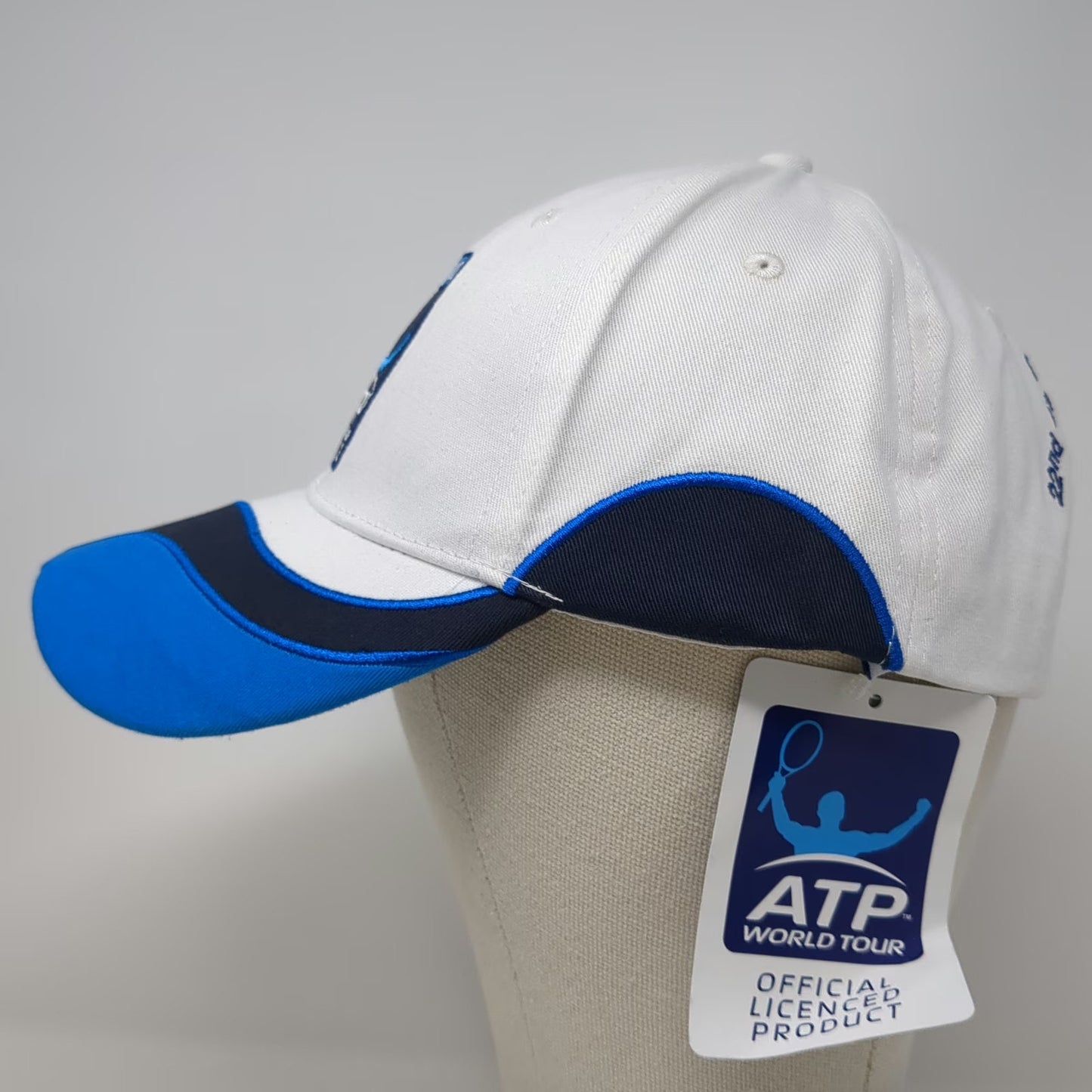 ATP World Tour Baseball Cap White One Size Barclays Finals O2 2009 Tennis Hat