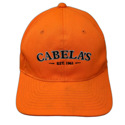 Outdoor Cap Cabela's Orange Snapback One Size Hat EST 1961 Green Hunting Black