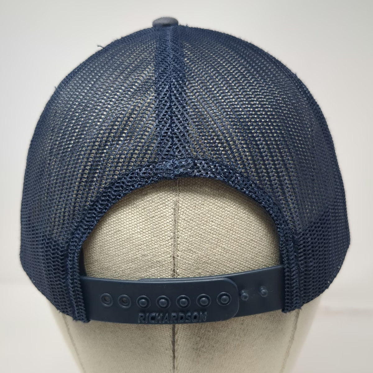 Richardson Trucker Hat Gray Blue One Size Fish Trout Braun Bros Reunion Snapback