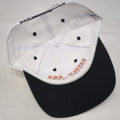 Logo Athletic Snapback White 1997 Indy 500 Indianapolis Racing Hat Vintage