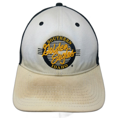 Southern Idaho Golden Eagles NCAA The Game Trucker Hat White Black One Size Mesh