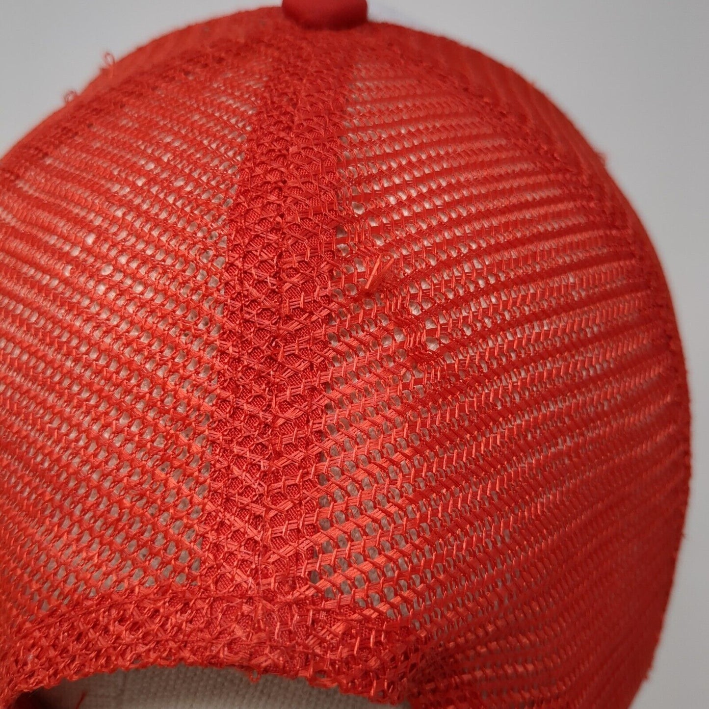 Te Amo Peru Snapback Mesh Back Trucker Hat Red One Size Colorblock