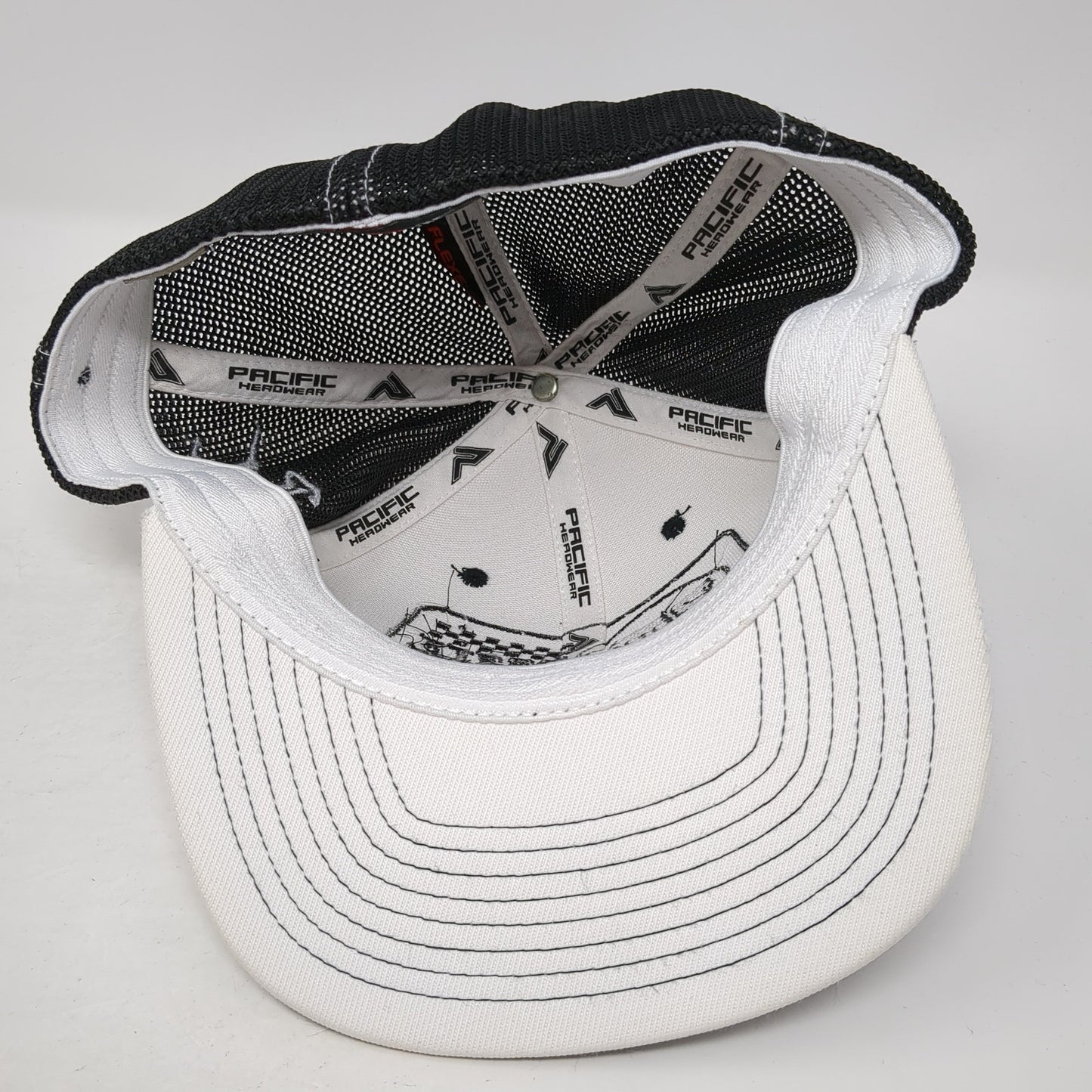 Brett Moffitt Racing Fitted Baseball Cap Black 8 Mesh Back Pacific Headwear