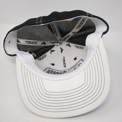 Brett Moffitt Racing Fitted Baseball Cap Black 8 Mesh Back Pacific Headwear