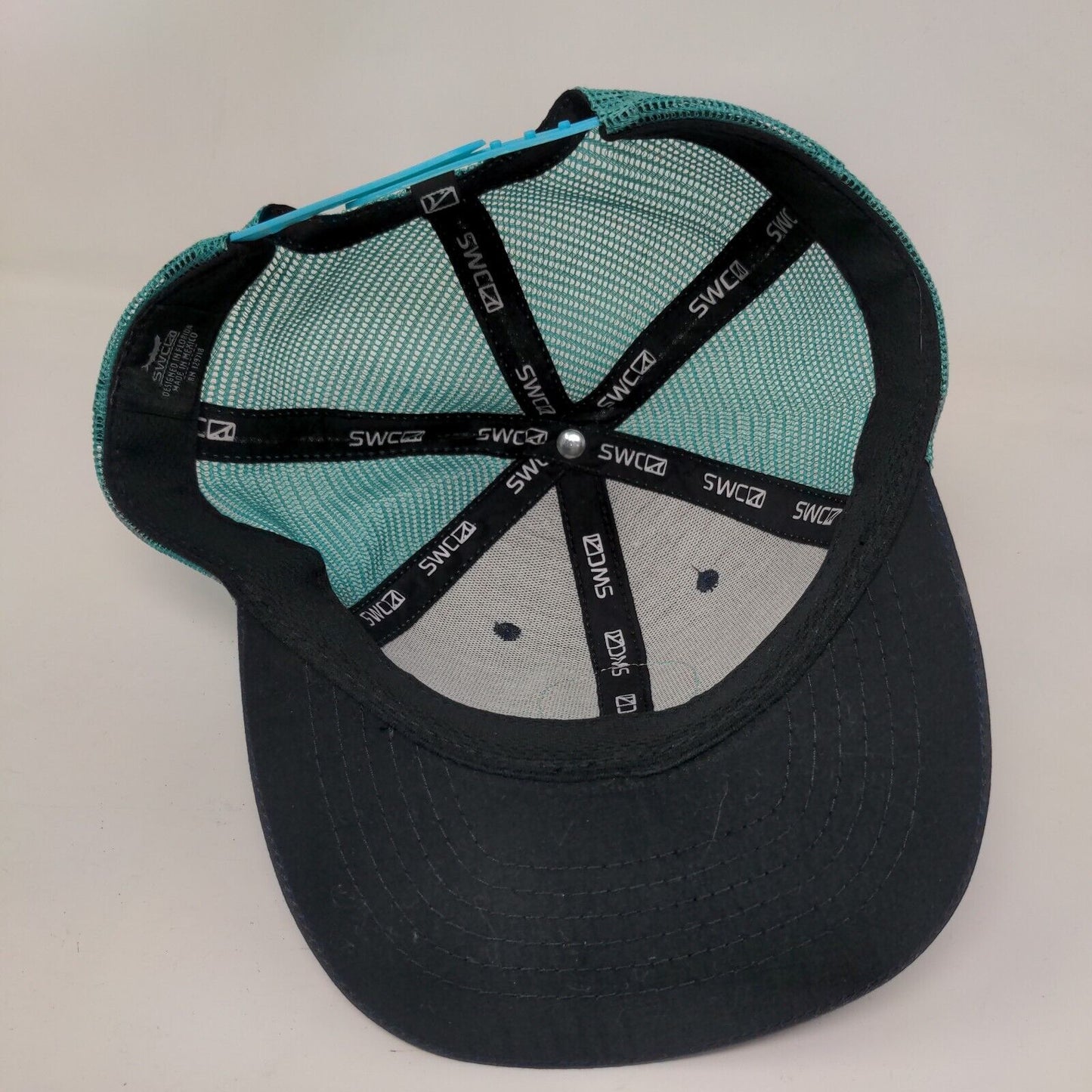 SWCO Since 2008 Snapback Trucker Hat Blue One Size Adjustable Mesh Back 6 Panel