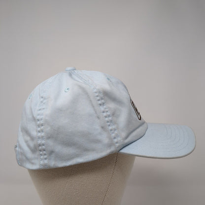 Gap Spell Out Strapback Hat Blue Large/XL Solid Embroidered Adjustable